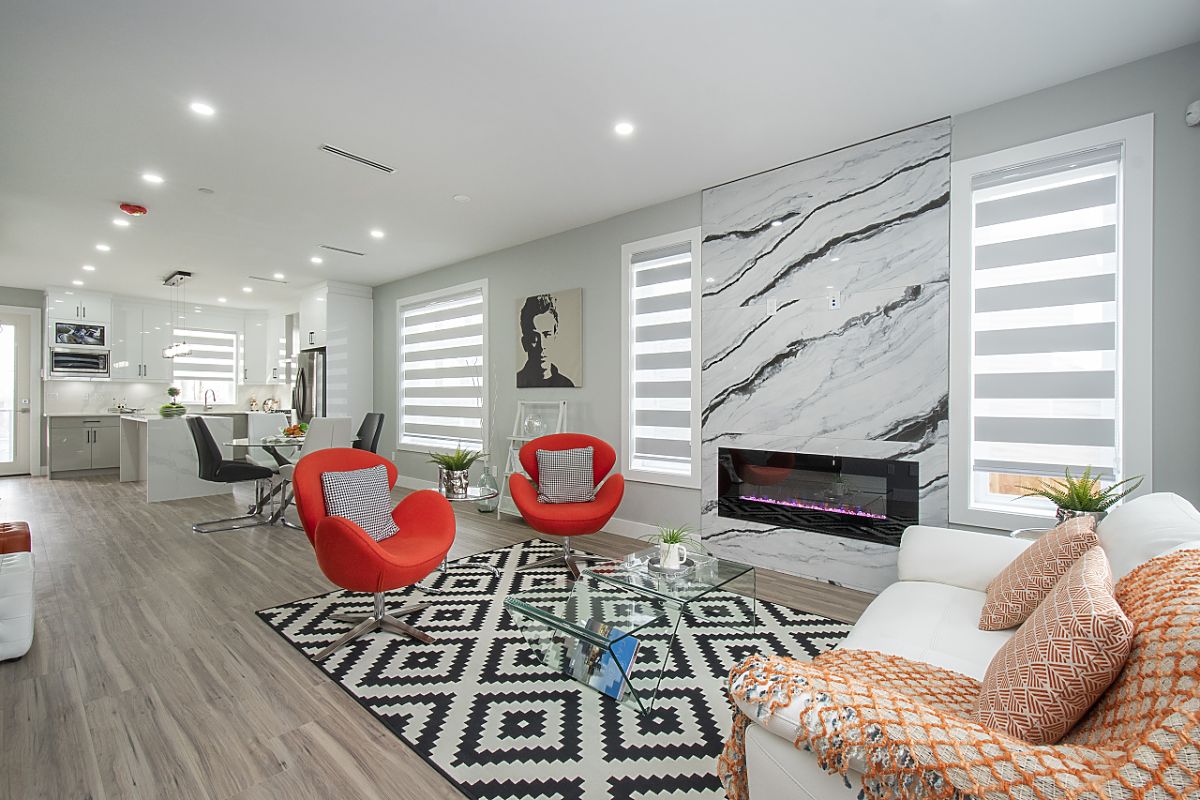 Duplex Interior Living Space