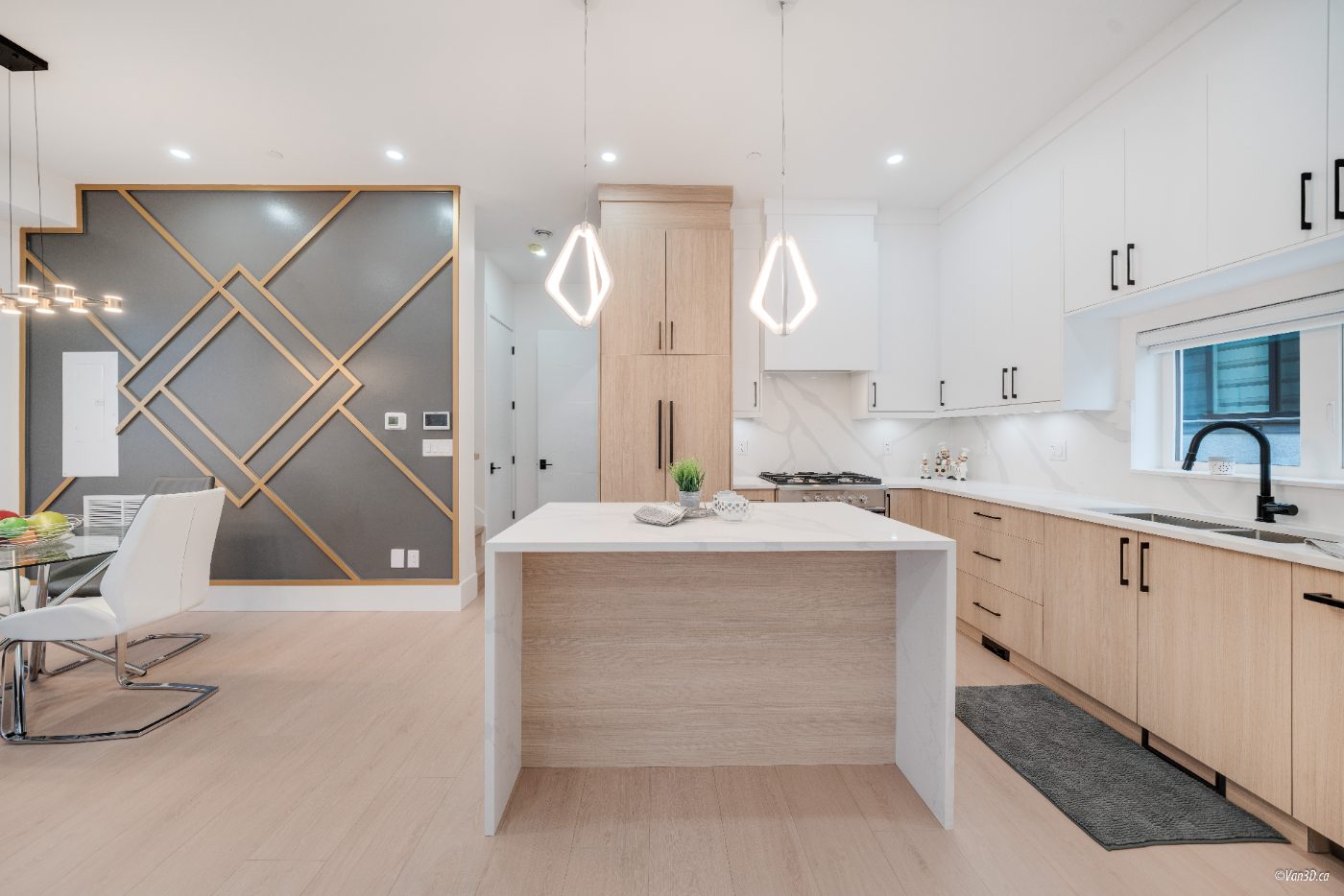 Premium Kitchen with Feature Wall