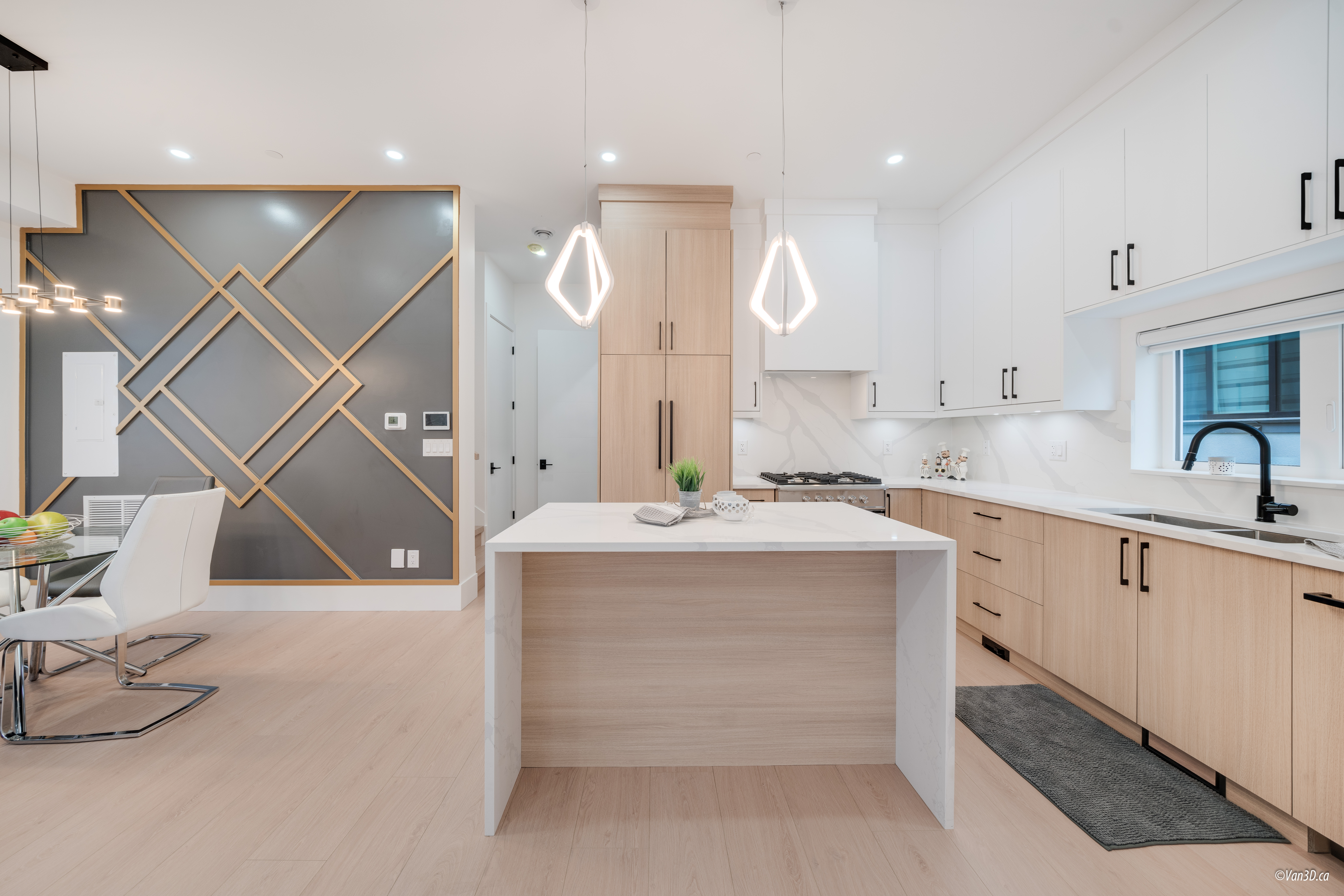 Premium Kitchen with Feature Wall